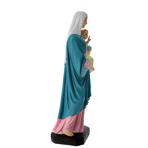 Vierge à l'Enfant statue en matière incassable pour extérieur 60 cm 7