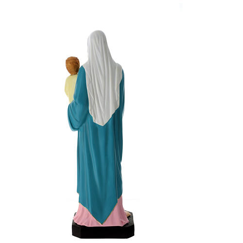 Vierge à l'Enfant statue en matière incassable pour extérieur 60 cm 9