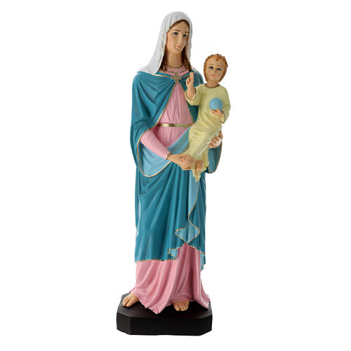 Statua Madonna con Bimbo materiale infrangibile 60 cm esterno 1