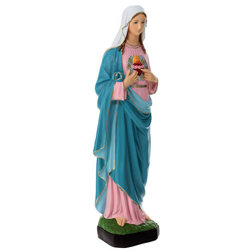 Estatua Sagrado Corazón de María material 60 cm exterior 5