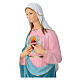 Statua Sacro Cuore di Maria materiale 60 cm esterno s4