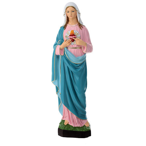 Figura Święte Serce Maryi materiał nietłukący 60 cm, na zewnątrz 1