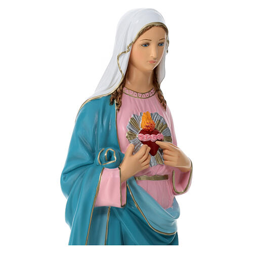 Figura Święte Serce Maryi materiał nietłukący 60 cm, na zewnątrz 6