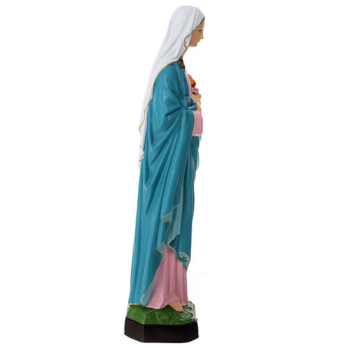 Figura Święte Serce Maryi materiał nietłukący 60 cm, na zewnątrz 7