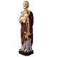 Saint Joseph avec Enfant Jésus statue en matière incassable pour extérieur 60 cm s3