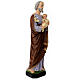 Saint Joseph avec Enfant Jésus statue en matière incassable pour extérieur 60 cm s5