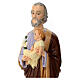 San Giuseppe e Bambino statua materiale infrangibile 60 cm esterno s4