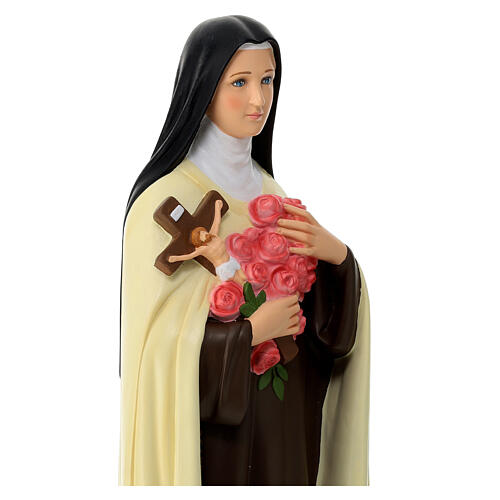 Sainte Thérèse de Lisieux statue en matière incassable pour extérieur 60 cm 6