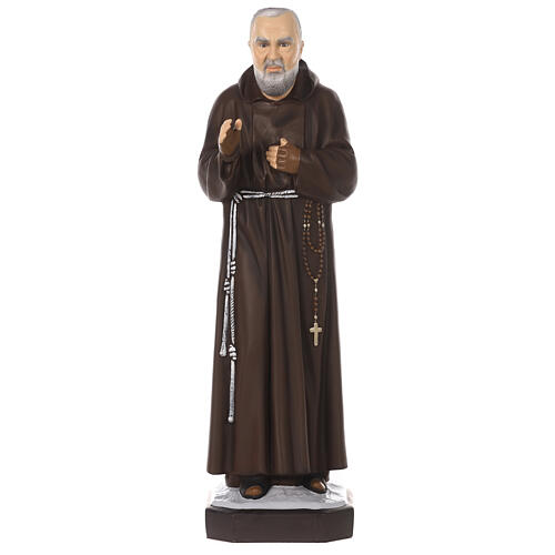 Pater Pio, Statue, aus bruchfestem Material, 80 cm, AUßEN 1