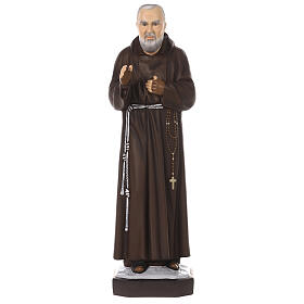 Padre Pío estatua material infrangible 80 cm exterior
