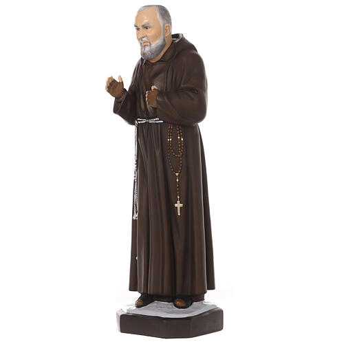 Padre Pío estatua material infrangible 80 cm exterior 3