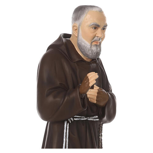 Padre Pío estatua material infrangible 80 cm exterior 4