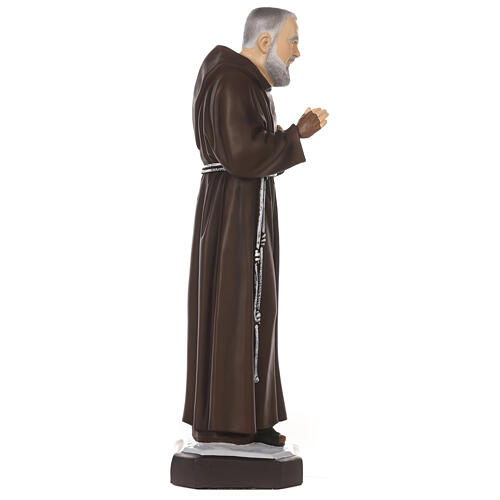 Padre Pío estatua material infrangible 80 cm exterior 5