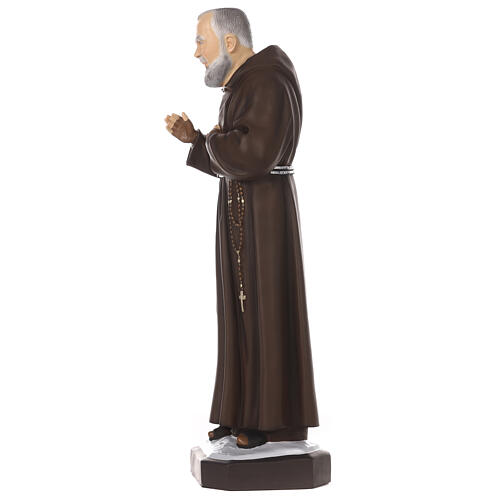 Padre Pío estatua material infrangible 80 cm exterior 6