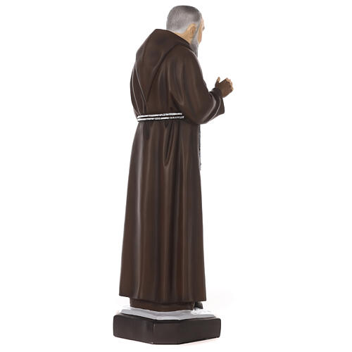 Padre Pío estatua material infrangible 80 cm exterior 7