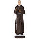 Padre Pío estatua material infrangible 80 cm exterior s1