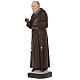 Padre Pío estatua material infrangible 80 cm exterior s3
