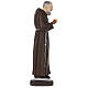 Padre Pío estatua material infrangible 80 cm exterior s5