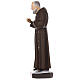 Padre Pio statue matière incassable pour extérieur 80 cm s6