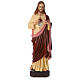 Sacro Cuore di Gesù statua materiale infrangibile 130 cm esterno s1