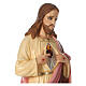 Sacro Cuore di Gesù statua materiale infrangibile 130 cm esterno s4