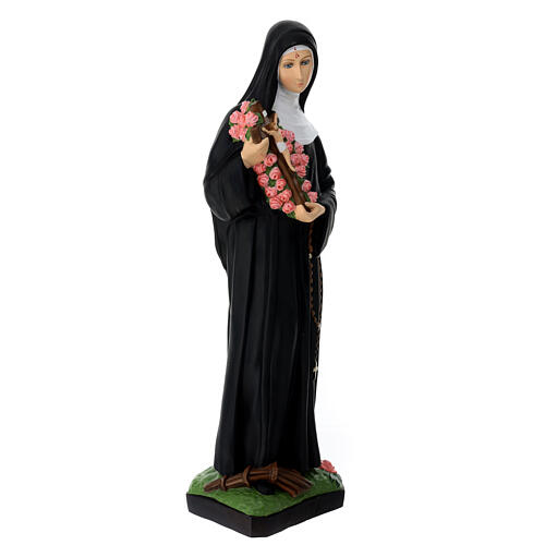Sainte Rita statue en matière incassable pour extérieur 60 cm 5