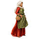 Woman nativity statue with flowers unbreakable material 40 cm outdoor s3