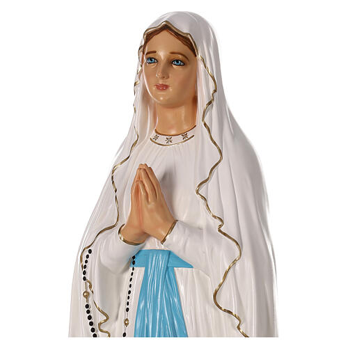 Estatua Virgen de Lourdes material infrangible 130 cm exterior 2