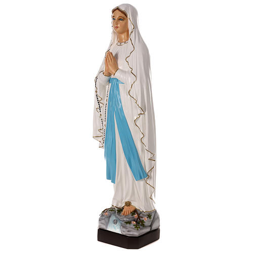 Estatua Virgen de Lourdes material infrangible 130 cm exterior 3
