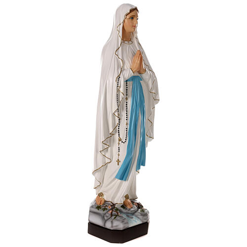 Estatua Virgen de Lourdes material infrangible 130 cm exterior 5