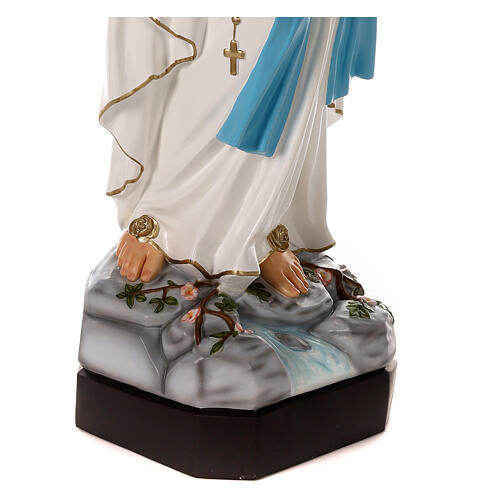 Estatua Virgen de Lourdes material infrangible 130 cm exterior 6