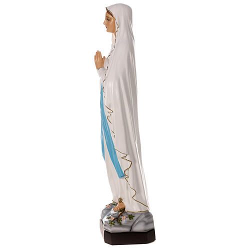 Estatua Virgen de Lourdes material infrangible 130 cm exterior 8