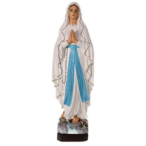 Nossa Senhora de Lourdes matéria inquebrável imagem para exterior 130 cm 1