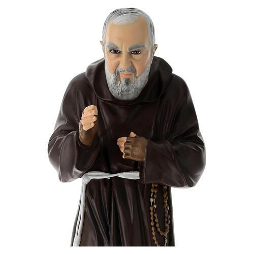 Estatua Padre Pío material infrangible 60 cm exterior 2