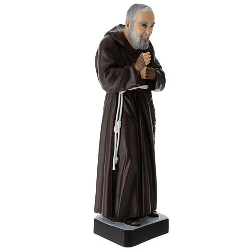 Estatua Padre Pío material infrangible 60 cm exterior 7