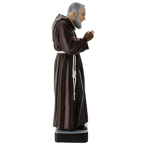 Estatua Padre Pío material infrangible 60 cm exterior 8