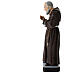 Estatua Padre Pío material infrangible 60 cm exterior s5