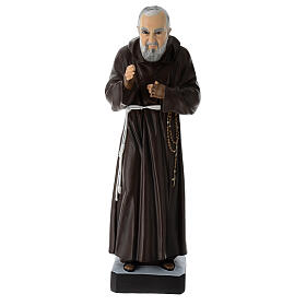 Statua Padre Pio materiale infrangibile 60 cm esterno