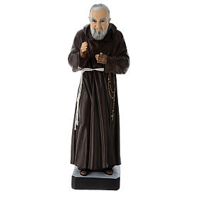 Padre Pio PVC inquebrável imagem para exterior 60 cm