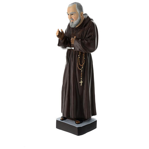 Padre Pio PVC inquebrável imagem para exterior 60 cm 3