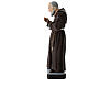 Outdoor Padre Pio statue unbreakable material 60 cm s5