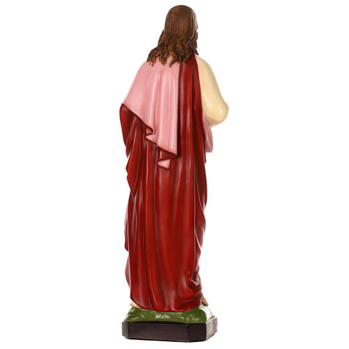 Outdoor Sacred Heart of Jesus statue, unbreakable material 80 cm 8