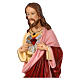 Outdoor Sacred Heart of Jesus statue, unbreakable material 80 cm s2