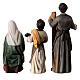 Childhood scene for Easter creche, resin set of 3 statues, 9 cm s5
