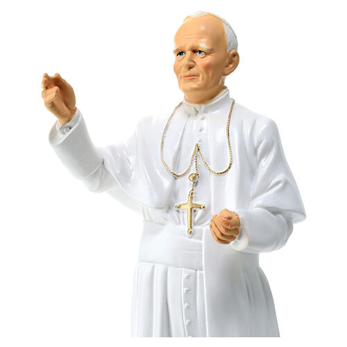 Papst Johannes Paul II, Statua, aus bruchfestem Material, 30 cm, AUßEN 2