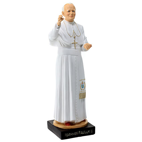 Papst Johannes Paul II, Statua, aus bruchfestem Material, 30 cm, AUßEN 5