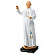 Papst Johannes Paul II, Statua, aus bruchfestem Material, 30 cm, AUßEN s3