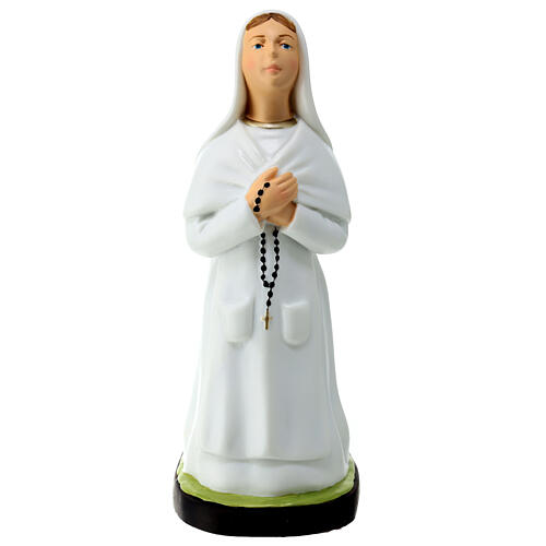 Estatua Bernadette fluorescente material infrangible 25 cm 1
