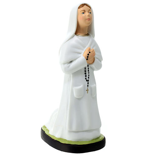 St Bernadette statue florescent unbreakable material 25 cm 2