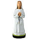 St Bernadette statue florescent unbreakable material 25 cm s1